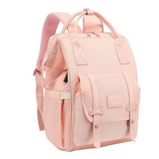 淺珊瑚色 大容量多功能媽媽背包, 41*28*19cm