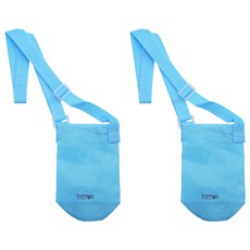 Skater 輕便型水壺袋 不鏽鋼專用 360ml, 藍色, 2個