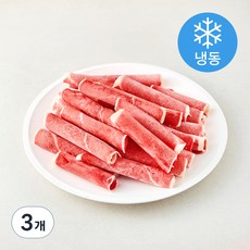 호주산 앞다리 불고기 샤브용 (냉동), 500g, 3개