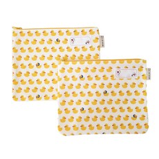 小鴨圖案防水收納袋 2入, 混色