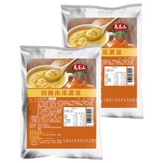 馬玉山 田園南瓜濃湯, 1kg, 2個