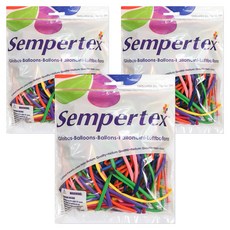 셈퍼텍스 요술풍선 160S, 혼합색상, 300개