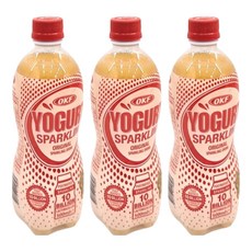 OKF 優格氣泡飲, 500ml, 3瓶