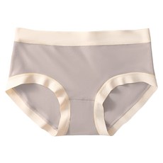 莫代爾裸感舒適中腰內褲3件組, 顏色隨機