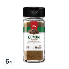 브레드가든 쿠민 분말, 53g, 6개