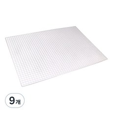 퍼스트리빙 사각 바베큐 석쇠, 중(430 x 340 mm), 9개