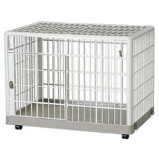 IRIS OHYAMA 愛麗思歐雅瑪 貓狗籠, 白色 + 灰色, 1個