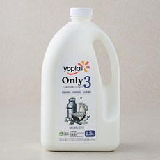 요플레 빙그레 Only3 플레인 요거트 대용량, 2.3L, 1개입, 1개