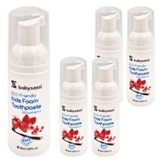 誰是寶貝 兒童專用護齒泡沫牙膏 (草莓口味), ECO Friendly, 6M+適用, 50ml, 5瓶