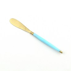 Bogen Le Bien 金色餐具奶油刀, 1個, 柔藍色