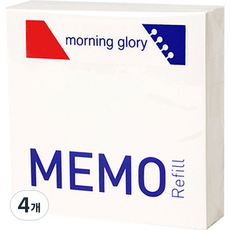 morning glory 2200 便條紙內頁, 4個, 單一顏色