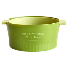 快豹 北歐簡約瀝水籃 小號, 抹茶綠, 1個