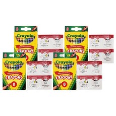 Crayola 繪兒樂 彩色蠟筆生日禮物組, 8色, 4組