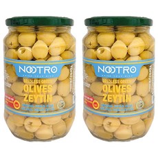 Nootro 無籽綠橄欖, 700g, 2個