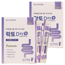 네츄럴랩 중대형견 시니어 락토데이 영양제 30p, 60g, 장건강/유산균, 2개
