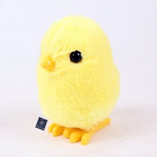 DING DONG PET 動物發條娃娃寵物玩具, 小雞黃, 1個