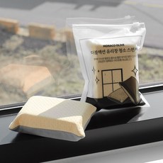 MONACO OLIVE 超簡易玻璃清潔雙效海綿, 2個