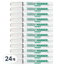 munhwA 油漆筆 無二甲苯 銀色 4.5mm, 1色, 24個