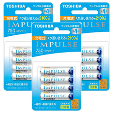 TOSHIBA 東芝 充電電池 TNH-4ME 4號, 4個, 3組