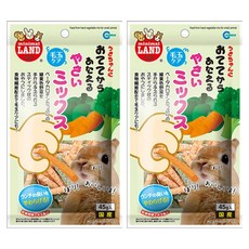 MARUKAN MK小動物膳食纖維棒 蔬菜, 45g 兔子適用 棒狀蔬菜, 2包