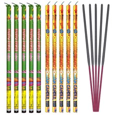 스카이페스티발 오리진 막대 불꽃놀이 폭죽 15발 로망캔들 5p + 15발 오렌지빵 5p + 대나무 스파클라 5p 세트, 1세트