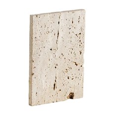 快豹 Travertine 天然原石托盤 Set 2, 10 x 15cm, 淺米色洞石