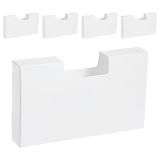 塑膠袋收納盒 20 x 12 x 3cm, 白色, 5個