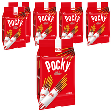 glico 格力高 Pocky 百奇 巧克力棒分享包, 81g, 6袋
