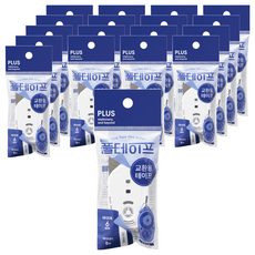 플러스 풀테이프 원액션 TG-1910 6mm x 8m 리필용, 투명, 18개