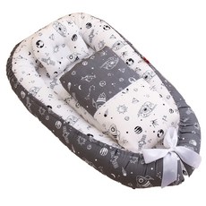 便攜式可折疊純棉多功能床中床 附被子 童趣插畫, 星際旅行