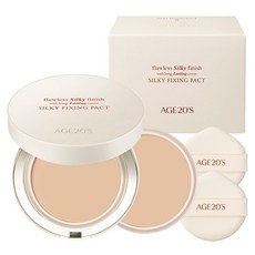 AGE20'S 絲滑定妝粉餅 14g+替換芯 14g, 23 Medium Beige, 1組