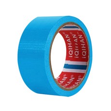 iQIHAN Dada 高黏度強力布膠帶 45mm x 20m, 天藍色, 1個