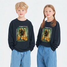 Golden Rabbit Italian Brainrot 親子長袖T恤 Tripa Crocodina