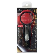 KAI 貝印 関孫六 放大鏡指甲刀 HC-1829/HC-3528, 黑色, 1個
