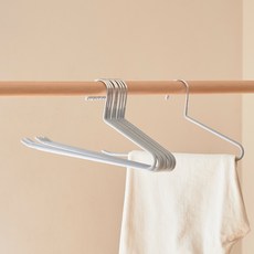 진심감성 논슬립 바지걸이, 그레이, 10개