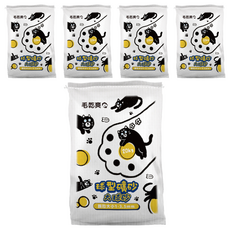 毛乾爽 球型礦砂 大球砂 20KG 大包裝 快速凝結, 5袋, 清爽除臭