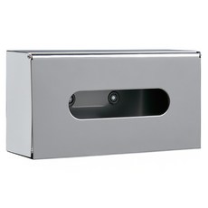 GreeHook 不鏽鋼面紙盒 衛生紙盒 24 x 13 x 8cm 500g, 銀色, 1個