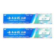 雲南白藥 益生菌牙膏 冰爽青檸 添加LFT益生菌 預防口腔異味, 100g, 2條
