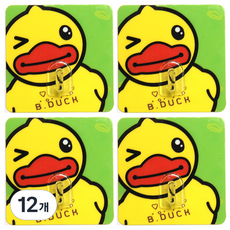 리버그린 귀요미 덕 인테리어 매직 후크, F, 12개