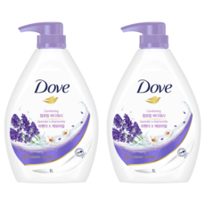 Dove 多芬 保濕沐浴乳 薰衣草+洋甘菊香, 1kg, 2瓶