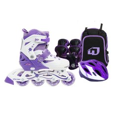 wheelers JUNIOR4孩童直排輪組, 紫色