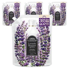 1802 LE CHATELARD Infusion 超高濃縮纖維柔軟精 薰衣草花束香 補充包, 2L, 4個