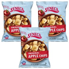 Seneca 蘋果脆片 原味, 3包, 20g