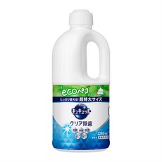 Kao 花王 Cucute 珂珂透 洗碗精 除菌, 少量使用輕鬆去除油漬 清新香氣溫和不刺激 中性配方呵護雙手, 1.25L, 1瓶