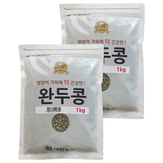 대한농산 완두콩, 1kg, 2개