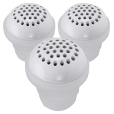 圓形止鼾器 5 x 1.2 x 2.5cm 白色 3入, 1組