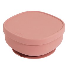 LALABY 矽膠吸盤碗, 01款 紅色, 1入