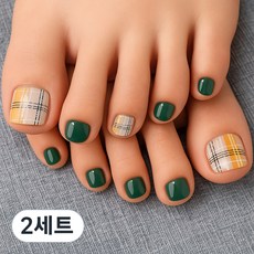 잇템샵 여름 네일아트 페디큐어 스티커 세트, 2개, HL-029 레인
