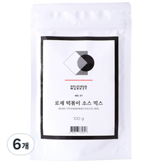 딜리셔스마켓 로제 떡볶이 소스 믹스, 100g, 6개