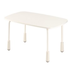 생활지음 제르미 높이 조절 사각 아동책상 ZMD11B 1100 x 690 x 645 mm, 크림화이트